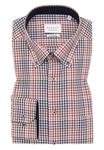 Eterna Businesshemd Rot/Dunkelrot/Hellblau