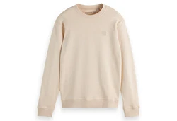 Scotch & Soda Sweatshirt Core Logo Front Chest Beige/Khaki