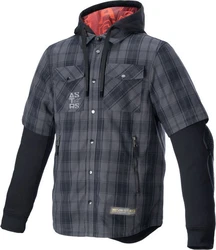 Alpinestars Motorradjacke MO.ST.EQ Tartan Hemd Dunkelblau/Schwarz/Hellgrau/Blau/Dunkelgrau/Grau