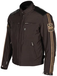Helstons Motorradjacke Ace Dunkelbraun/Braun/Grau/Khaki