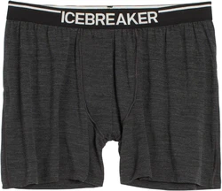 Icebreaker Boxershorts Anatomica JET HTHR/SCHWARZ