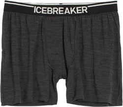 Icebreaker Boxershorts Anatomica JET HTHR/SCHWARZ