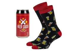 Apollo Socken in origineller Verpackung Rot/Lila/Beige/Schwarz/Mischfarben/Gelb/Grün/Braun