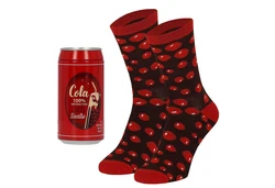 Apollo Socken FAST FOOD Schwarz/Rot/Lila/Braun