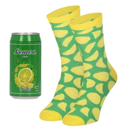 Socken LIMONADE SOCKEN in der GESCHENK-DOSE originell verpackt in einer Getrnkedose