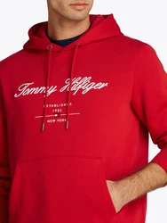 TOMMY HILFIGER Sweatshirt Dunkelrot/Rot/Grün