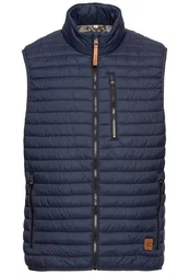 camel active Weste Dunkelblau/Hellblau/Orange/Blau