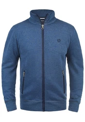 !Solid BennTrack Herren Sweatjacke Cardigan Ohne Kapuze Mit Reißverschluss Stehkragen 