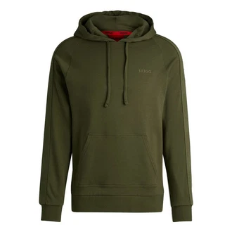HUGO Hoodie Tonal Logo Dunkelgrün