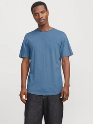 JACK & JONES T-Shirt 'Basher' Blau/Grau/Hellblau
