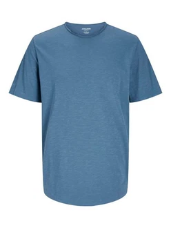 JACK & JONES T-Shirt 'Basher' Blau/Grau/Hellblau