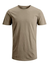 JACK & JONES T-Shirt 'Basher' Khaki/Dunkelgrün