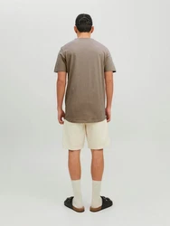 JACK & JONES T-Shirt 'Basher' Khaki/Dunkelgrün