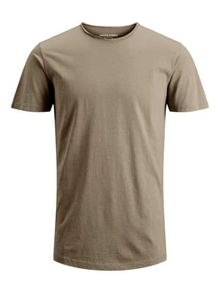 JACK & JONES T-Shirt 'Basher' Khaki/Dunkelgrün