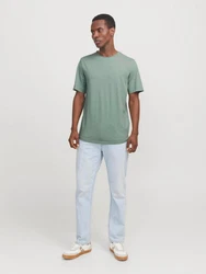 JACK & JONES T-Shirt 'Basher' Grün/Dunkelgrün
