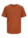 JACK & JONES T-Shirt 'Basher' Orange/Braun/Rot