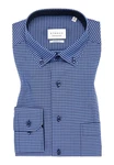 Eterna Hemd Dunkelblau/Hellblau/Blau