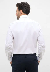 Eterna Businesshemd Modern Fit Kentkragen Weiß/Grün