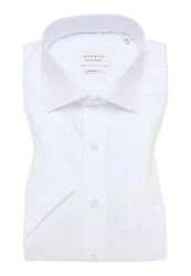 Eterna Businesshemd 1100 K19K Weiß/Braun/Dunkelrot