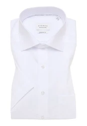 Eterna Businesshemd 1100 K19K Weiß/Braun/Dunkelrot