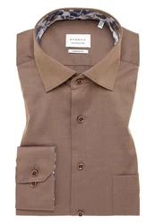 Eterna Businesshemd Braun/Beige/Lila/Grau/Khaki