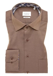 Eterna Businesshemd Braun/Beige/Lila/Grau/Khaki