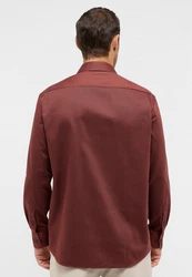 Eterna Businesshemd Comfort Fit Kentkragen Rot/Braun/Dunkelrot