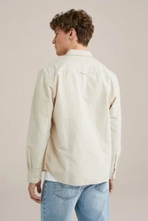 WE Fashion Businesshemd Creme/Khaki/Weiß/Beige
