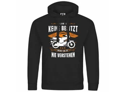 deinshirt Kapuzenpullover Herren Schwarz/Türkis