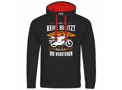 deinshirt Kapuzenpullover Herren Schwarz/Türkis/Rot/Braun
