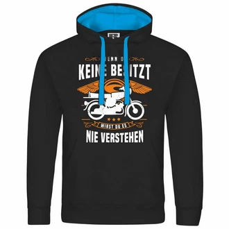deinshirt Kapuzenpullover Herren Schwarz/Türkis/Braun/Rot