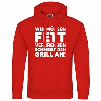 deinshirt Kapuzenpullover Herren Mit Print Motiv Rot