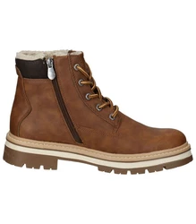TOM TAILOR Stiefel mit Warmfutter Braun/Dunkelbraun/Beige
