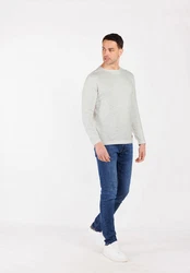 Key Largo Sweatshirt KLANGELO Grau/Khaki/Hellgrün