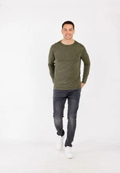 Key Largo Sweatshirt KLANGELO Dunkelgrün/Khaki/Grün