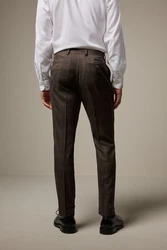 Next Anzughose mit Besatz Khaki/Braun/Grau/Beige/Dunkelgrün/Dunkelbraun