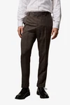Next Anzughose mit Besatz Khaki/Braun/Grau/Beige/Dunkelgrün/Dunkelbraun