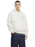 Jack & Jones Hoodie JCOUNION PRINT SWEAT HOOD Beige/Khaki/Weiß/Creme