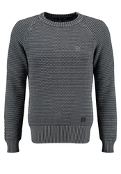 Key Largo Rundhalspullover MST KLROBBIE Dunkelblau/Dunkelgrau/Grau