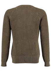 Key Largo Rundhalspullover MST KLROBBIE Dunkelgrün/Khaki