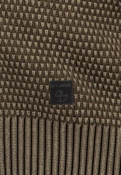 Key Largo Rundhalspullover MST KLROBBIE Dunkelgrün/Khaki
