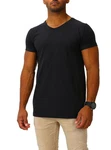 Joe Franks T-Shirt HIGH mit V-Ausschnitt (1-tlg) Dunkelblau/Schwarz