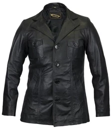 Lederblazer Herren Blazer aus weichem Lammleder