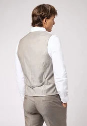 Roy Robson Anzugweste Slim Fit Beige/Braun/Hellgrau/Grau/Khaki