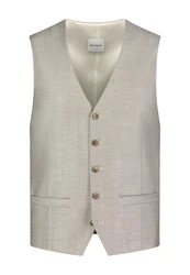 Roy Robson Anzugweste Slim Fit Beige/Braun/Hellgrau/Grau/Khaki