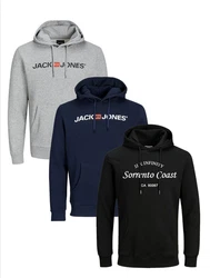Jack & Jones Hoodie INFINITY Multipack Dunkelblau/Dunkelgrau/Hellblau/Schwarz