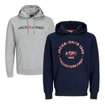 Jack & Jones Hoodie INFINITY Multipack Dunkelblau/Blau/Hellblau/Grau/Rot