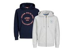 Jack & Jones Hoodie INFINITY Multipack Hellblau/Blau/Lila/Dunkelblau/Grau