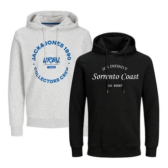 Jack & Jones Hoodie INFINITY Multipack Dunkelblau/Dunkelgrau/Grau/Schwarz/Rosa