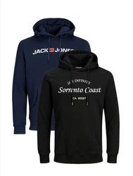 Jack & Jones Hoodie INFINITY Multipack Dunkelblau/Schwarz